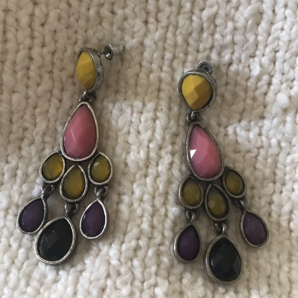 Colorful studded earrings
